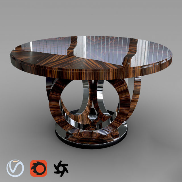 Table Collection Vol 01  14 Items 3D model_10