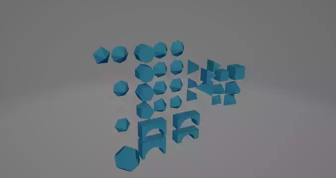 Assortment Of Shapes 3D print model