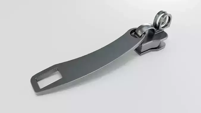 Zipper Puller with Slider 007 Low-poly 3D model