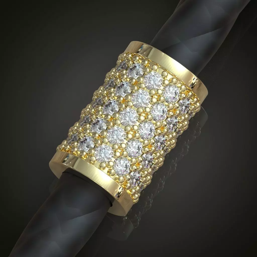 Charm tube spacer bead leather rope  3D print model_0