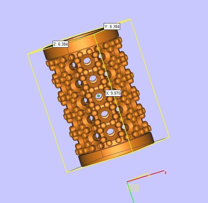 Charm tube spacer bead leather rope  3D print model_1