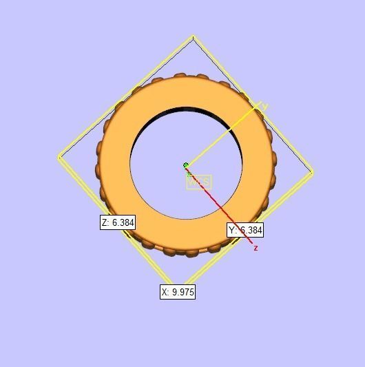 Charm tube spacer bead leather rope  3D print model_3