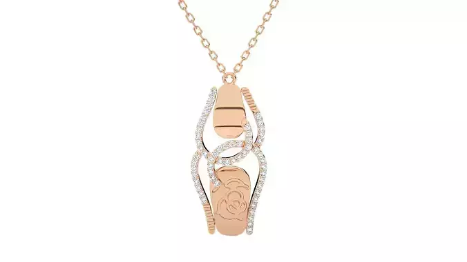 Women pendant 3dm stl render detail 