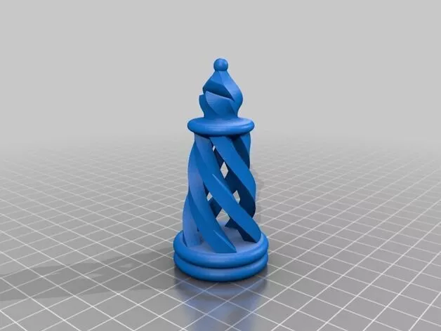 Spiral Chess Collection Free 3D model