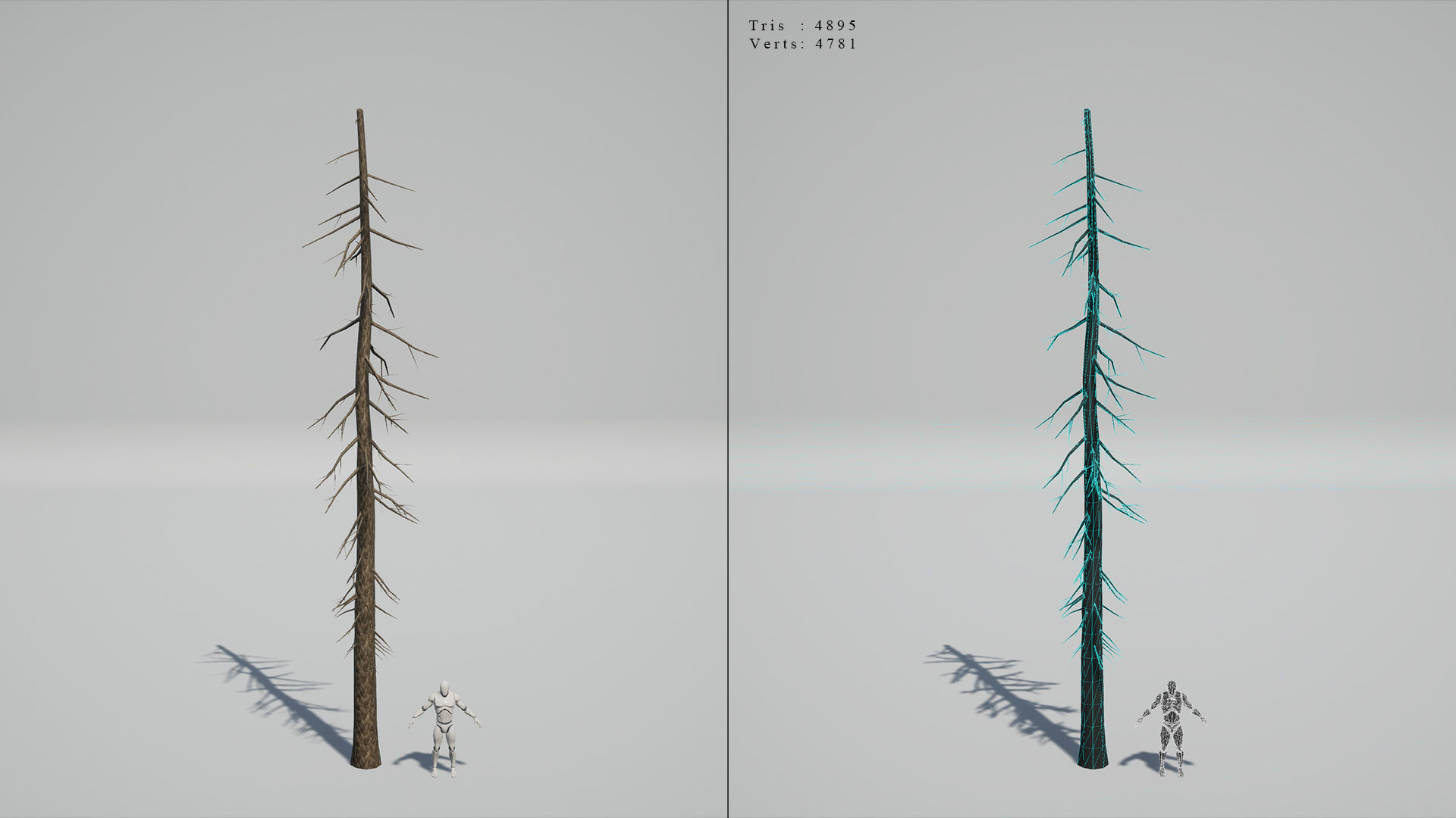 Pine Trees - High Quality Low-Poly Models -UE4-Unity-Vray-Corona Low-poly 3D model_12