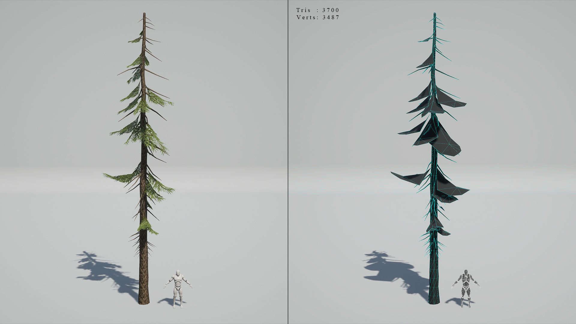 Pine Trees - High Quality Low-Poly Models -UE4-Unity-Vray-Corona Low-poly 3D model_10