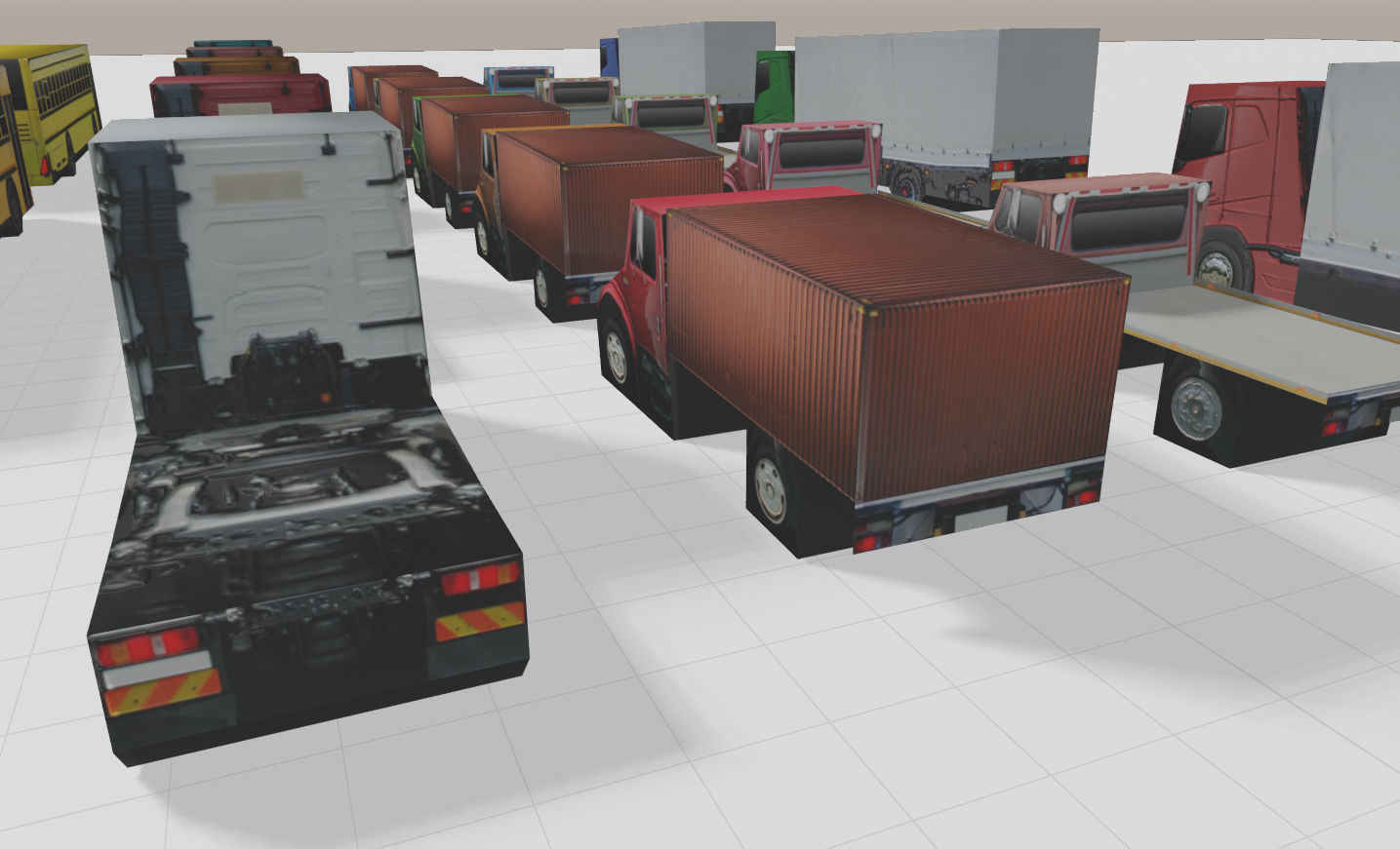 EXTREME Low Poly Vehicles Low-poly 3D model_8