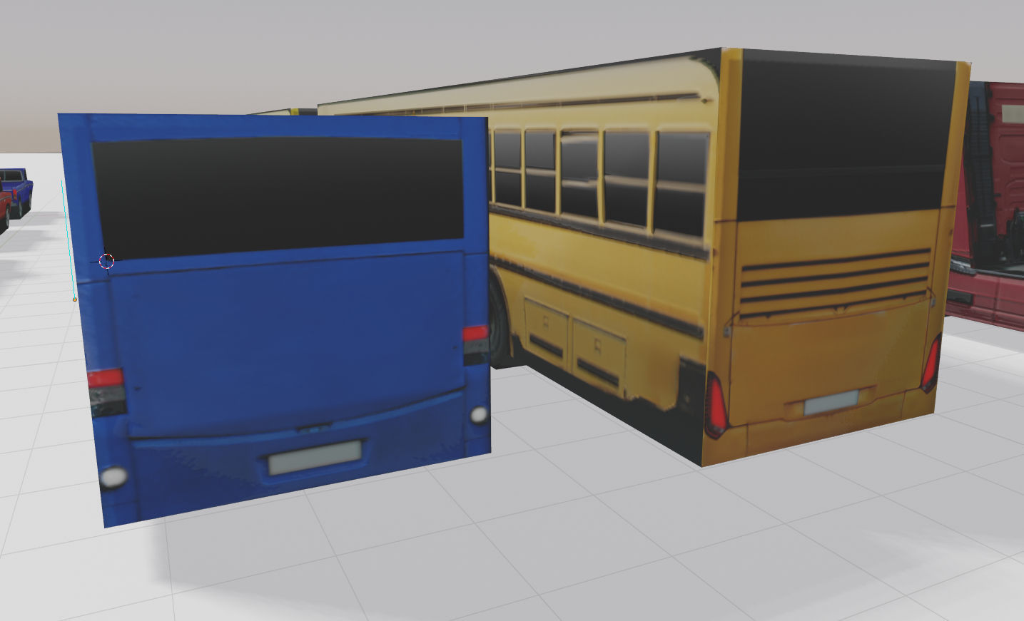 EXTREME Low Poly Vehicles Low-poly 3D model_6