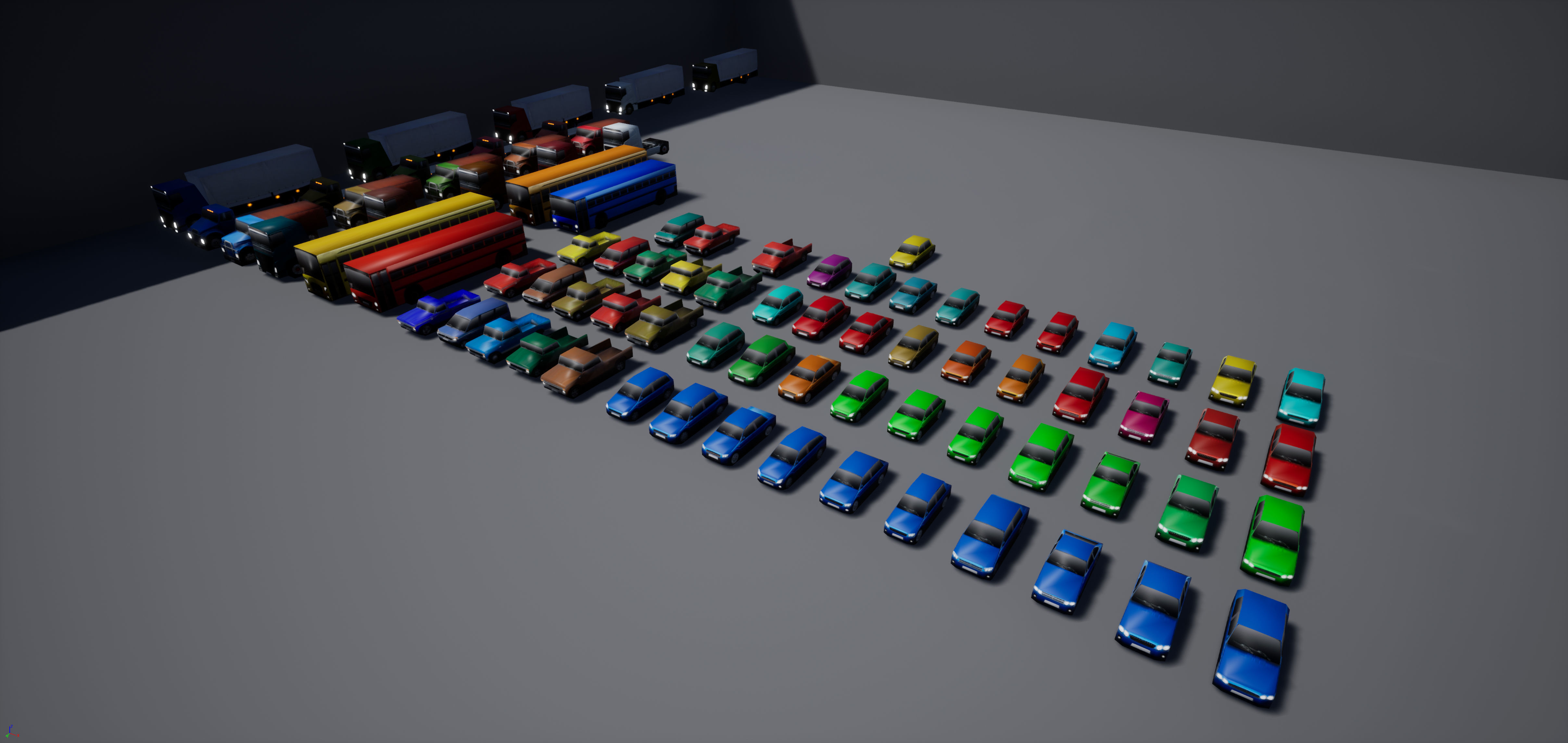 EXTREME Low Poly Vehicles Low-poly 3D model_10