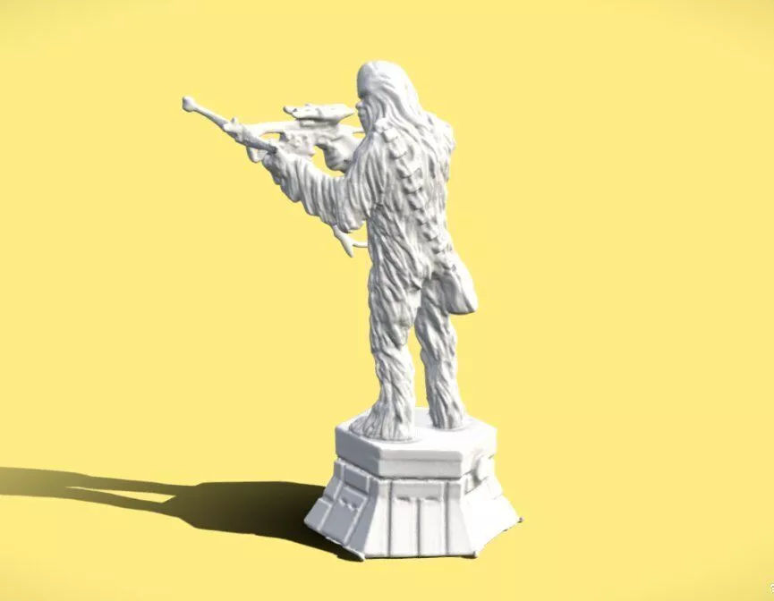 SW CHEWBACCA CHESS FIGURE - 3D SCAN Free 3D print model