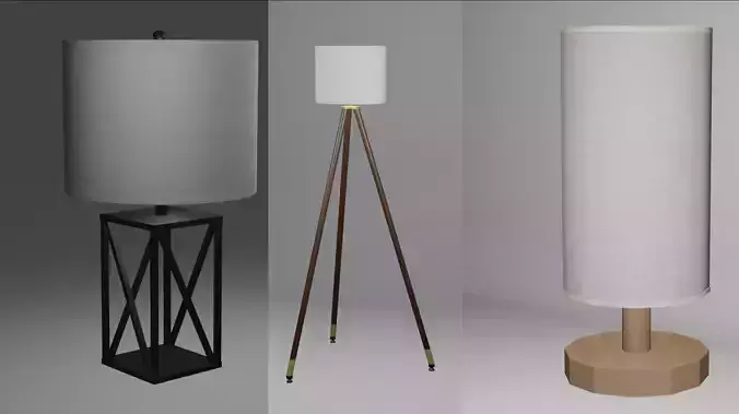 3 Modern Basic Lampshades
