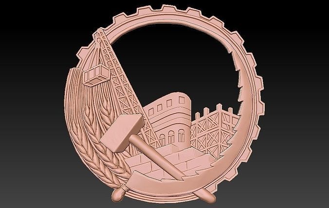 Badge Building 3D print model