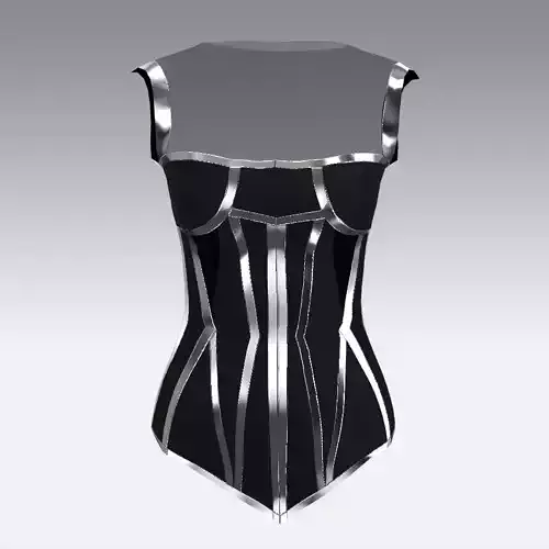 BLOUSE CORSET BLACK