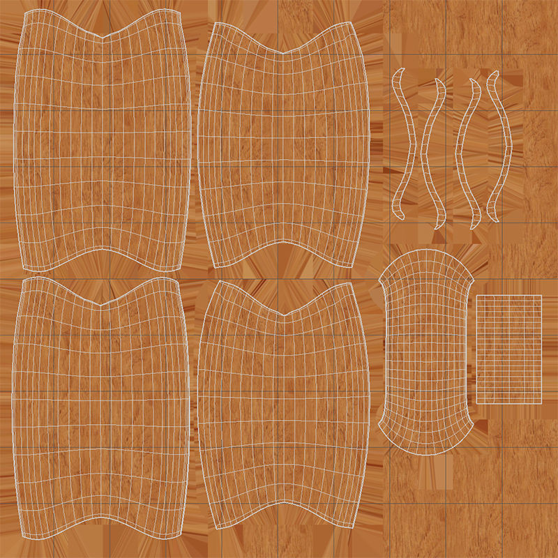 Chemex coffee brewer with wooden handle 3D model_7