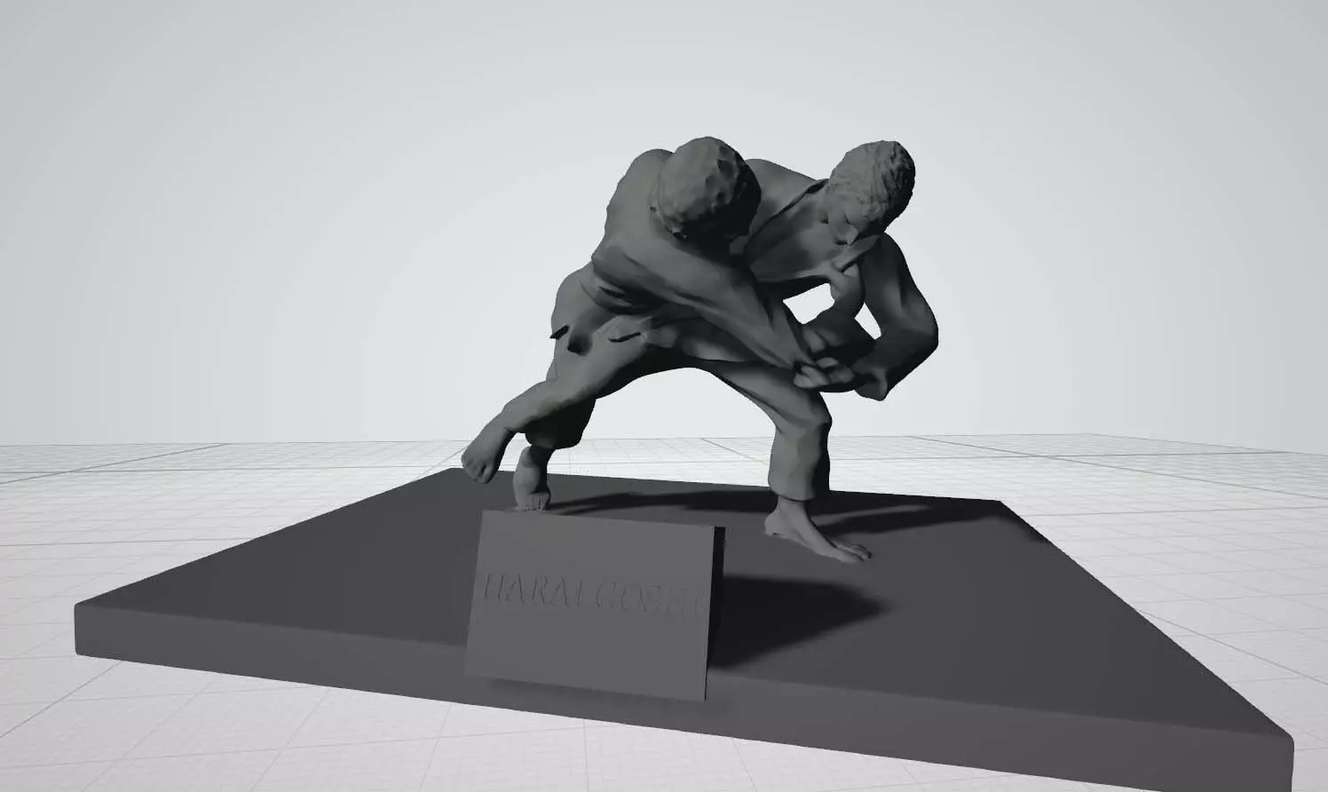 Judo Harai Goshi 3D print model