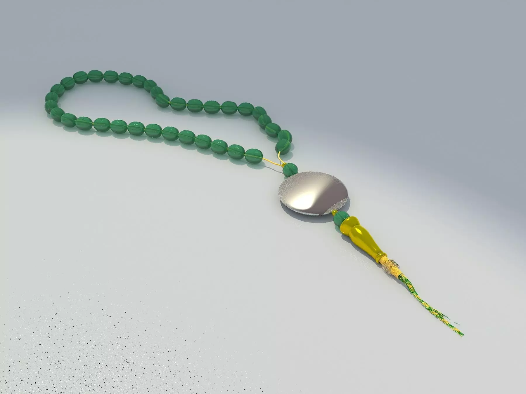 Islamic Prayer Beads Masbaha 3D model 3D model_0
