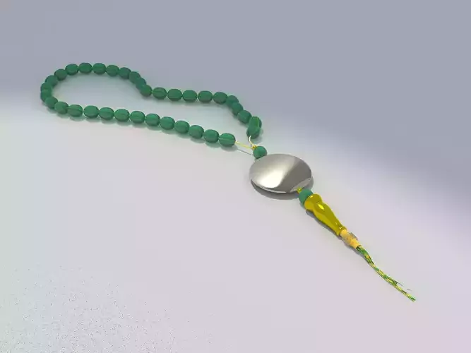 Islamic Prayer Beads Masbaha 3D model 