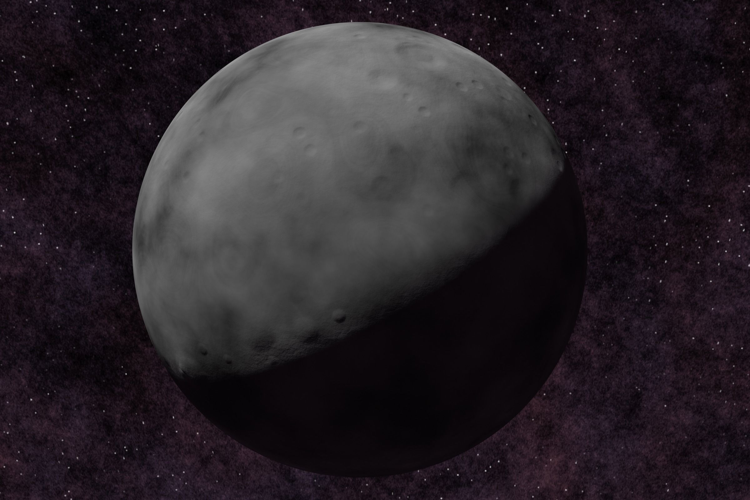 rocky planet 003-alfa Low-poly 3D model_4