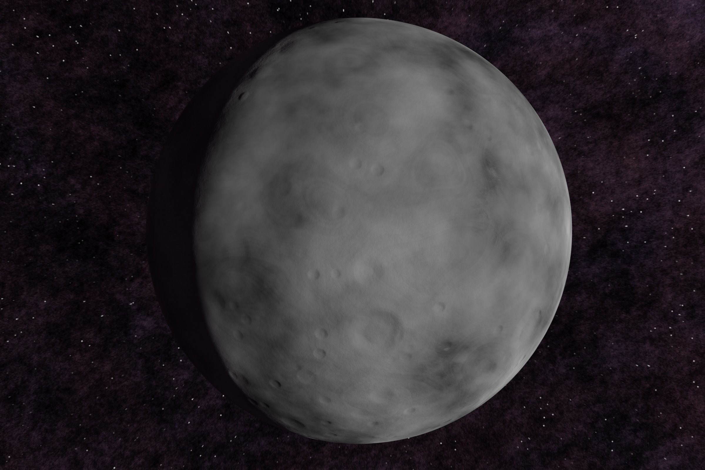 rocky planet 003-alfa Low-poly 3D model_1