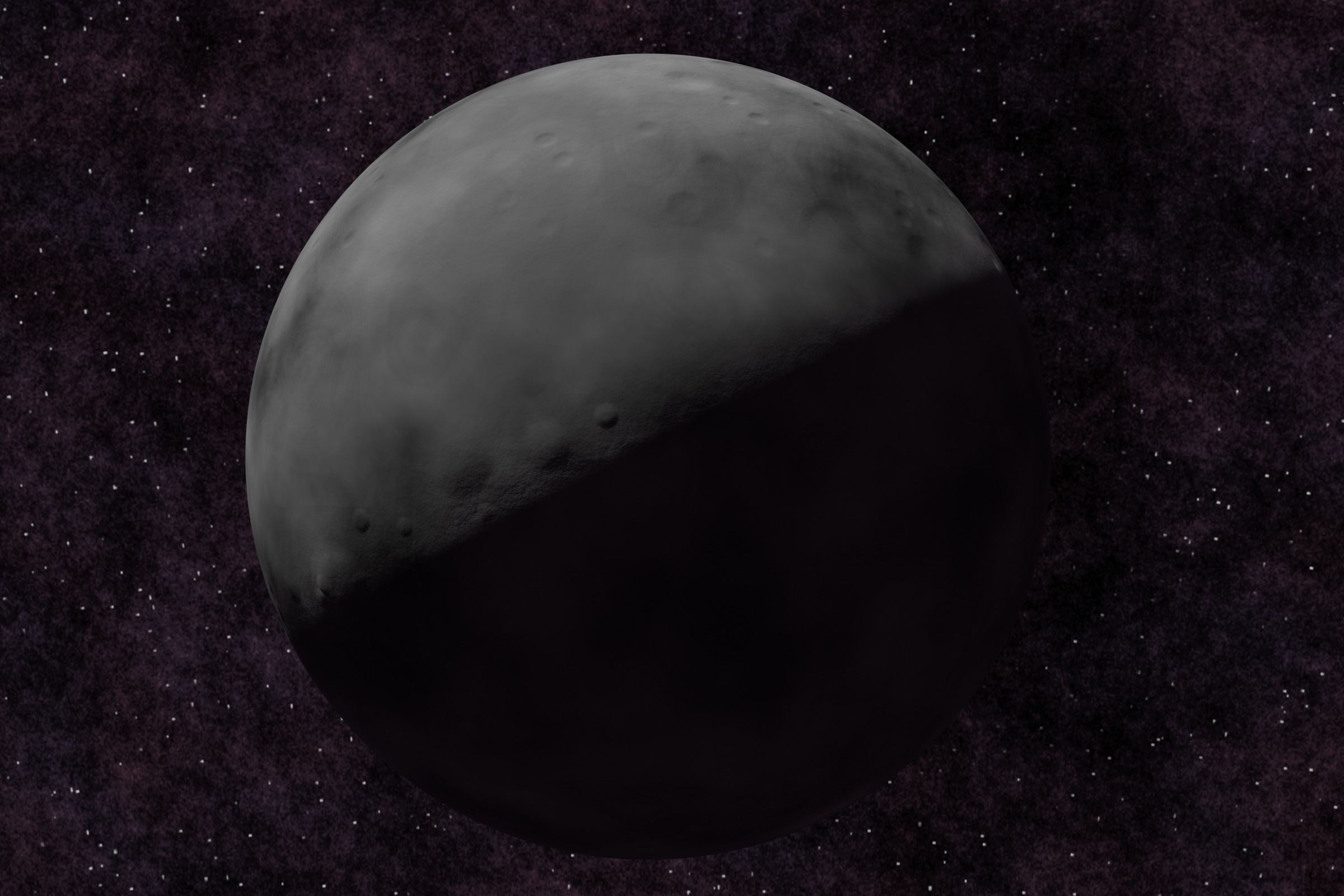 rocky planet 003-alfa Low-poly 3D model_8