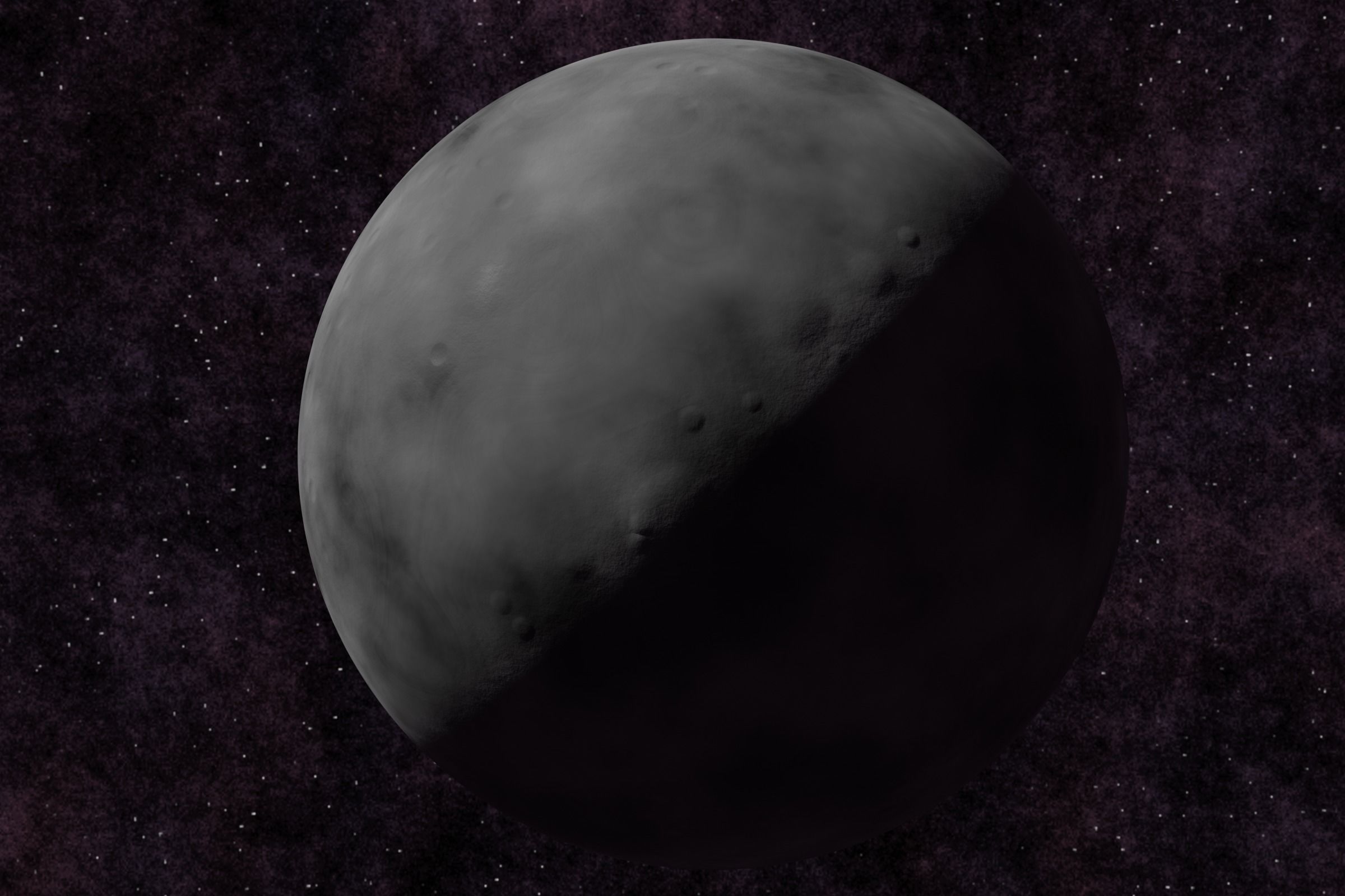 rocky planet 003-alfa Low-poly 3D model_7
