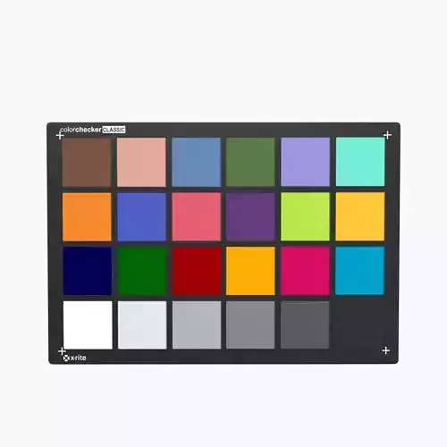 X-Rite Color Checker Low-poly 3D model