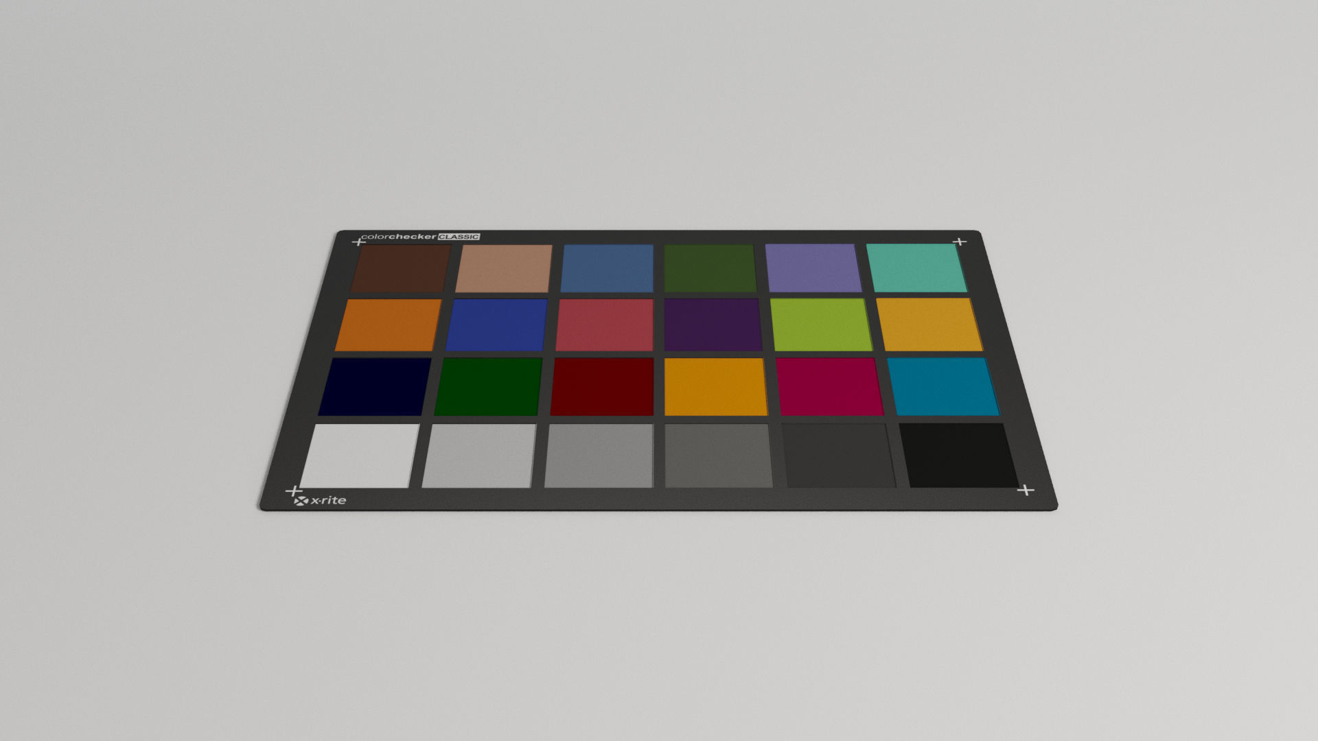 X-Rite Color Checker Low-poly 3D model_5