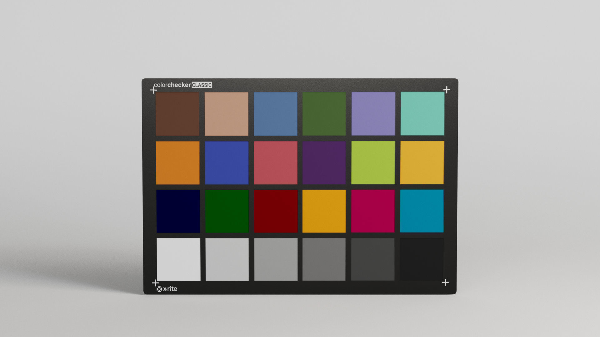 X-Rite Color Checker Low-poly 3D model_1