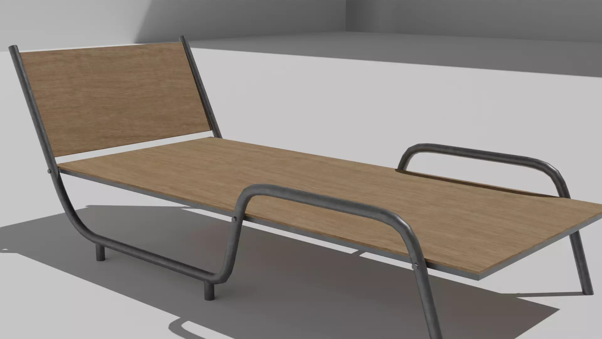 Hostel Bed Free 3D model