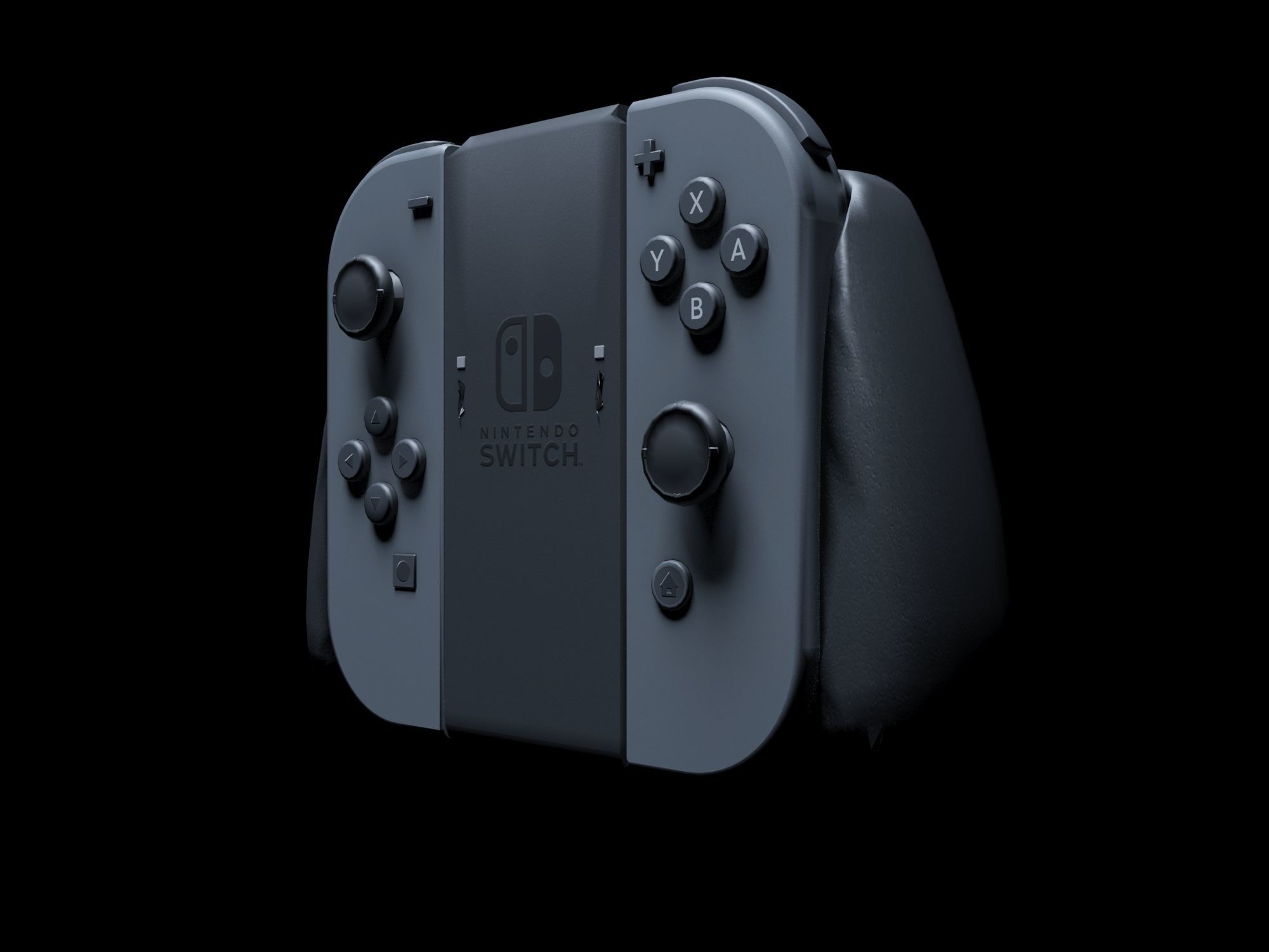 nintendo switch Low-poly 3D model_5