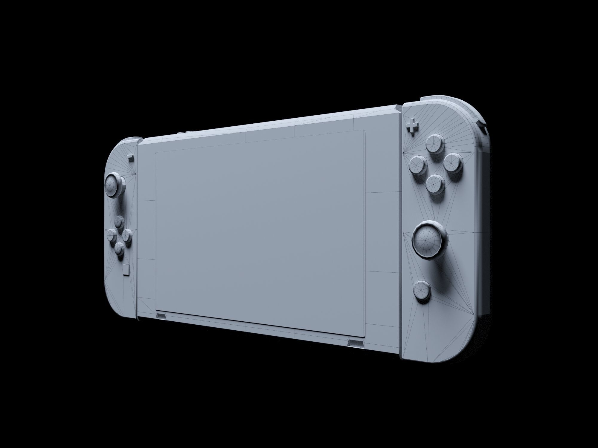 nintendo switch Low-poly 3D model_11