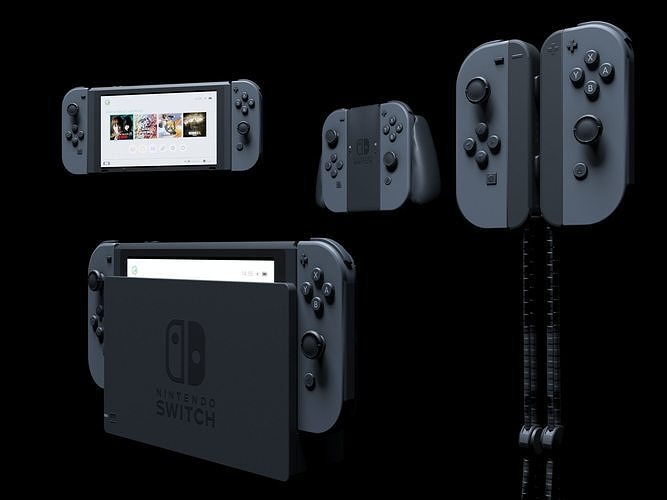 nintendo switch Low-poly 3D model