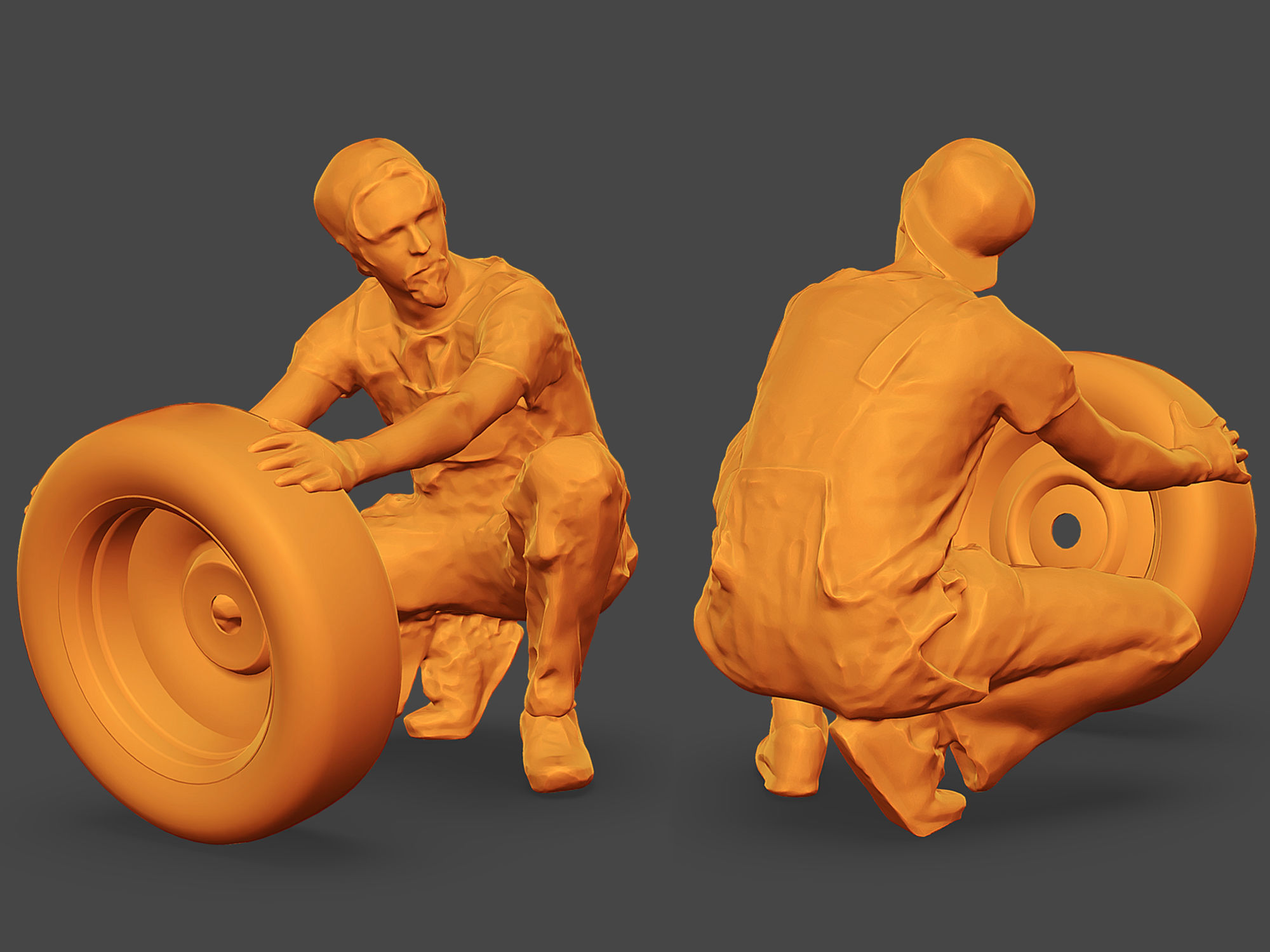 Stylized Car Mechanics Characters 3D Model Collection_35