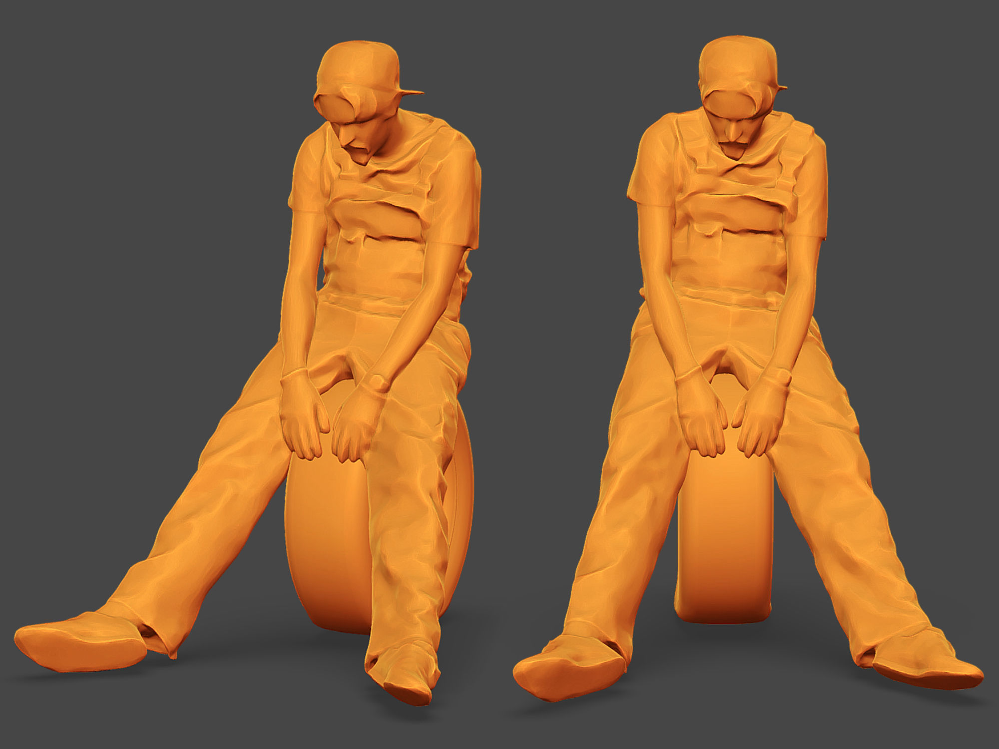 Stylized Car Mechanics Characters 3D Model Collection_39