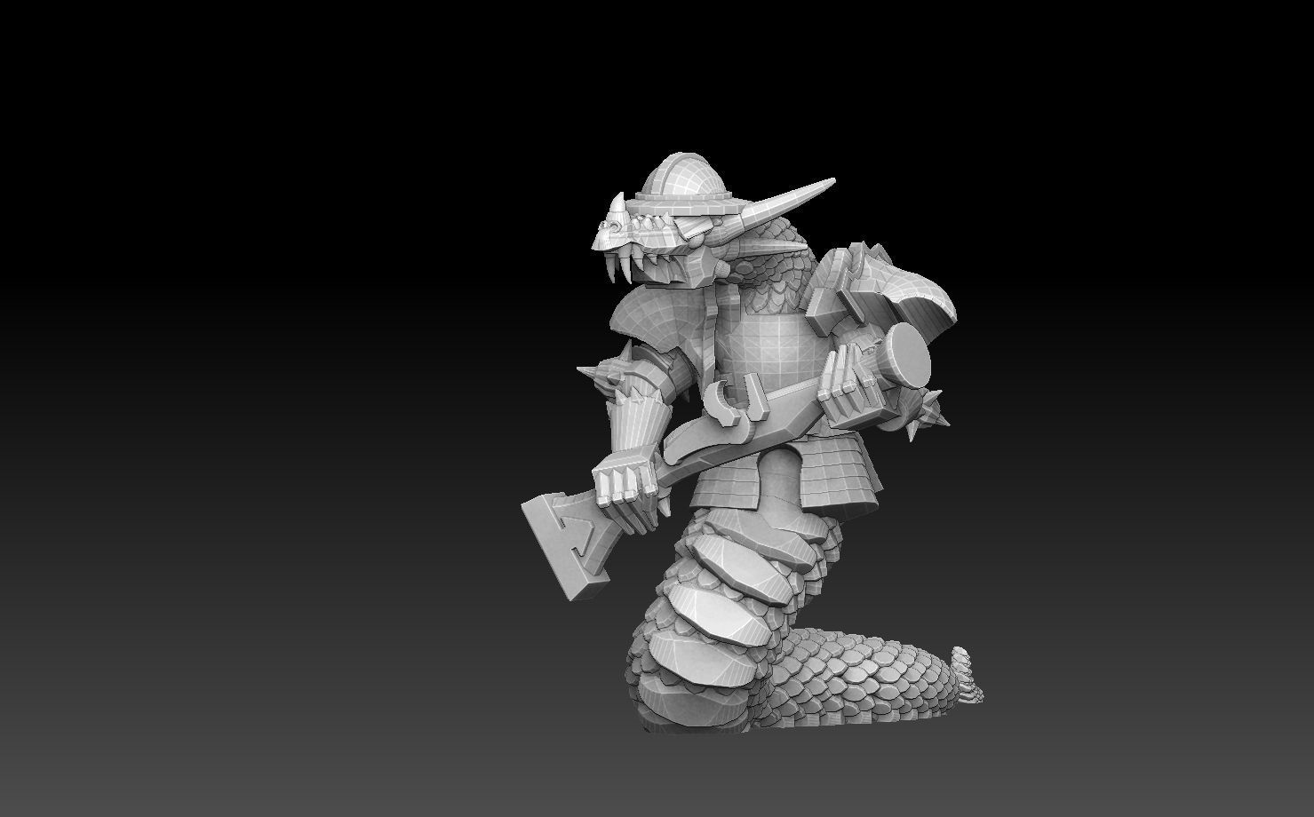 Snakemen Megapack 3D print model_14