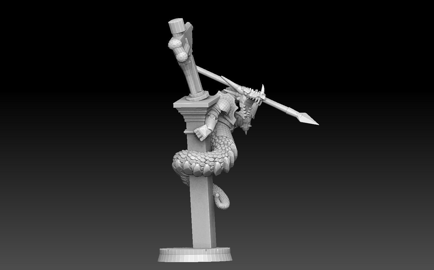 Snakemen Megapack 3D print model_20