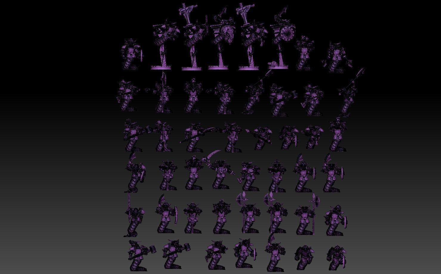 Snakemen Megapack 3D print model_34