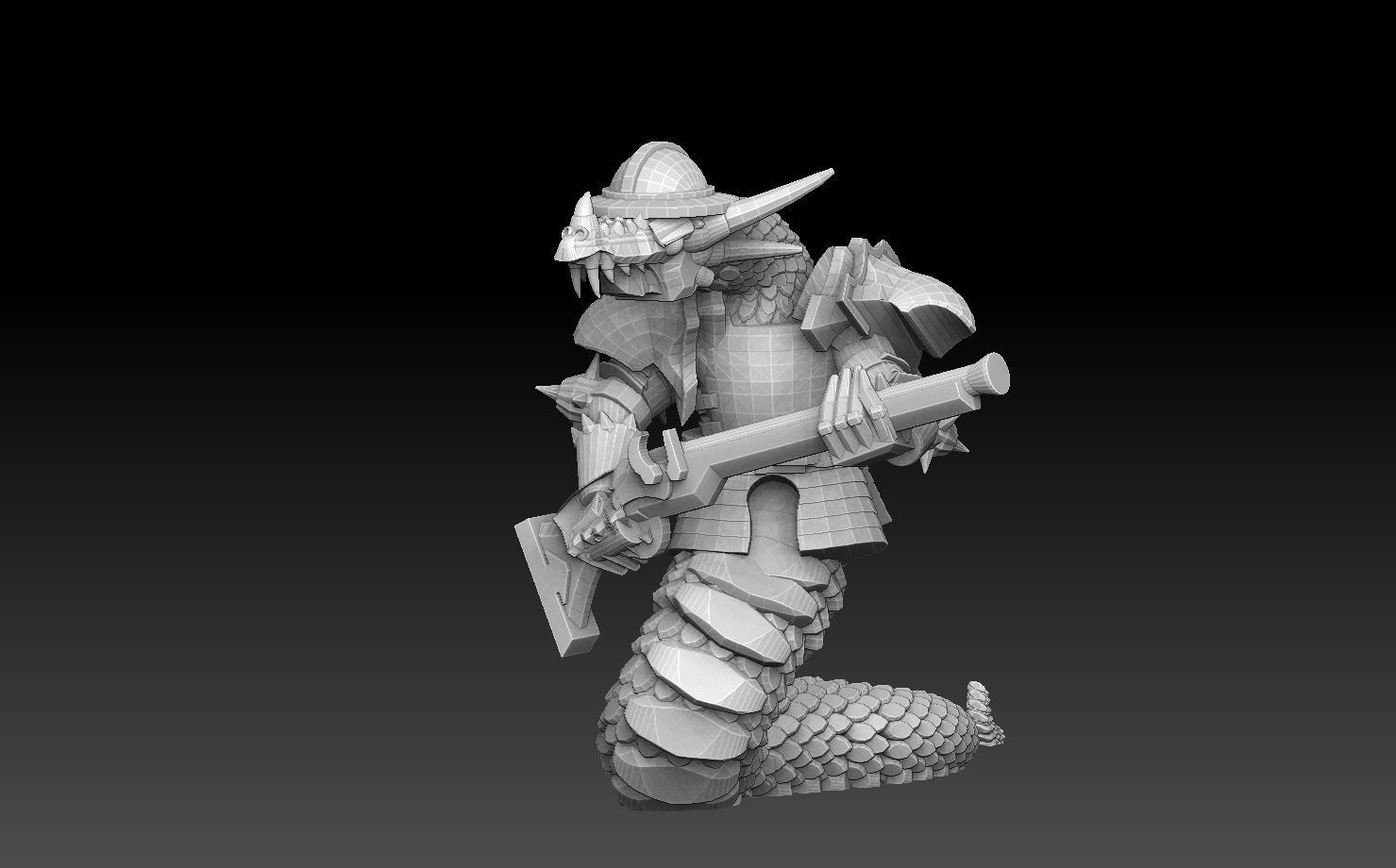 Snakemen Megapack 3D print model_15