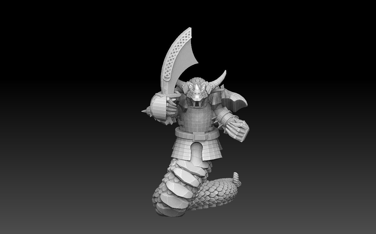 Snakemen Megapack 3D print model_30