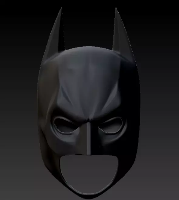 Dark knight rises batman cowl 3D print model_0