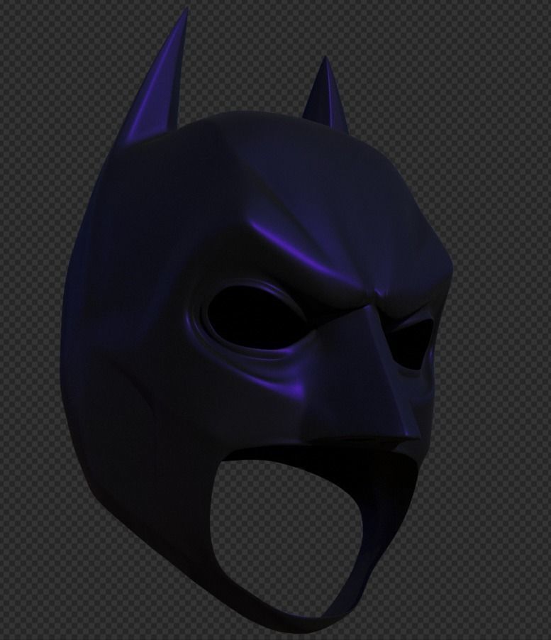 Dark knight rises batman cowl 3D print model_21