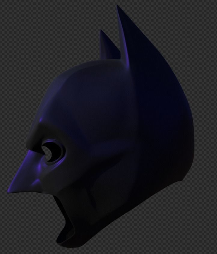 Dark knight rises batman cowl 3D print model_24