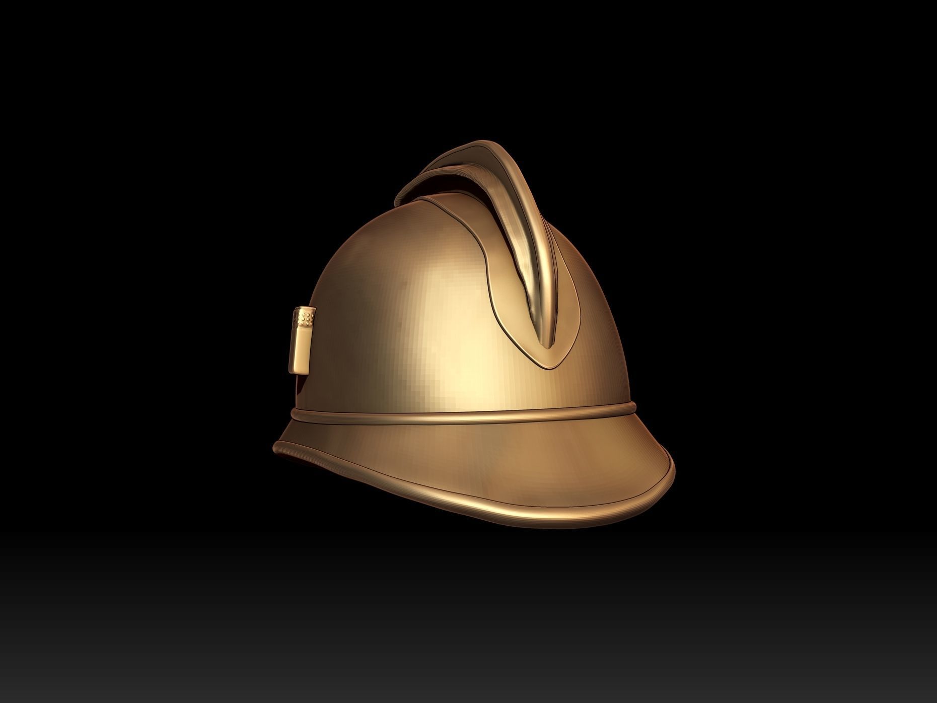 Firefighter helmet fluctuat nec mergitur  3D print model_3