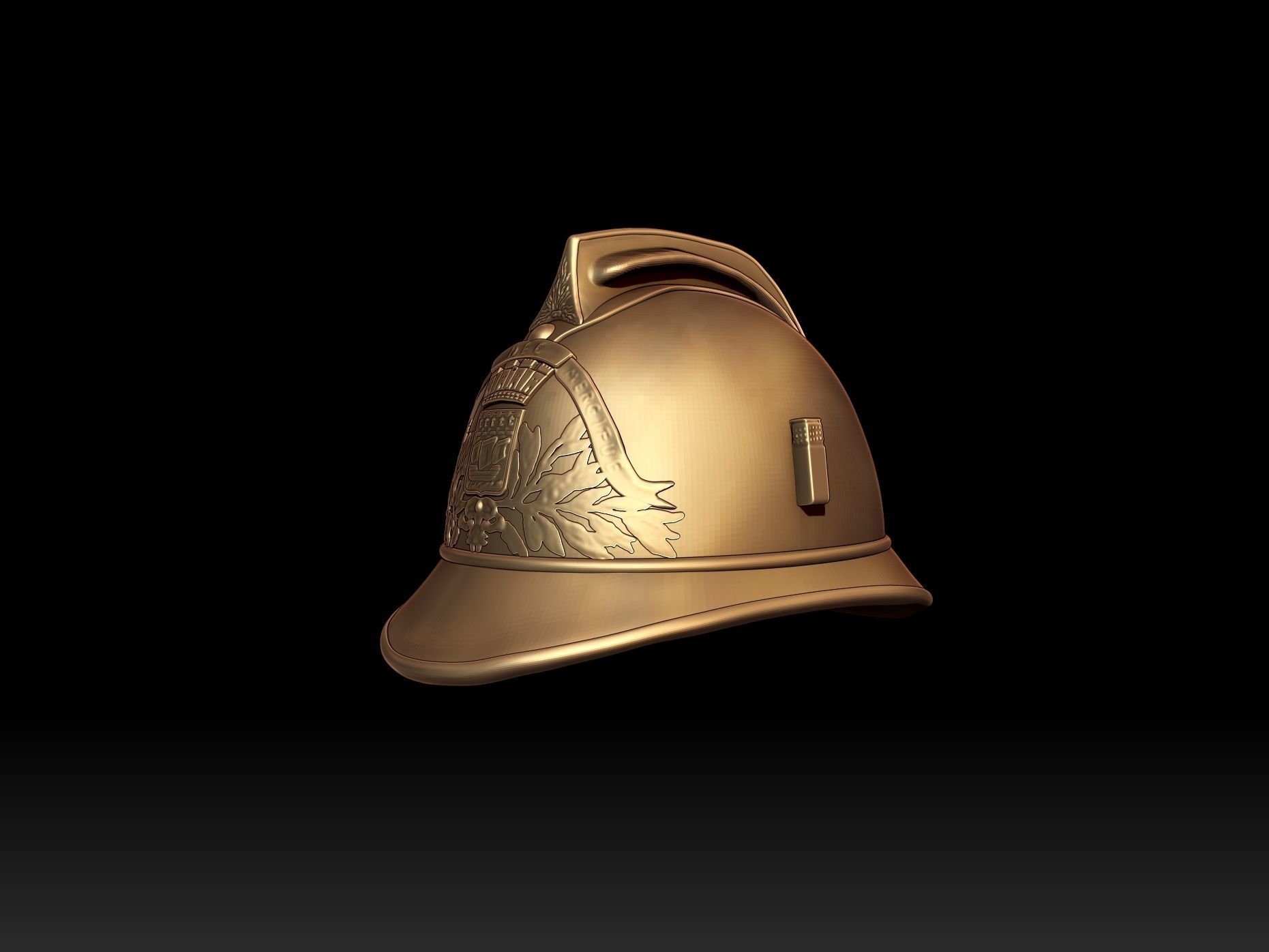 Firefighter helmet fluctuat nec mergitur  3D print model_2