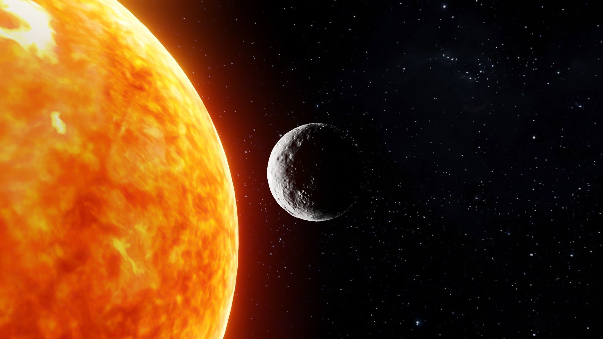 Solar system model 3D model_4