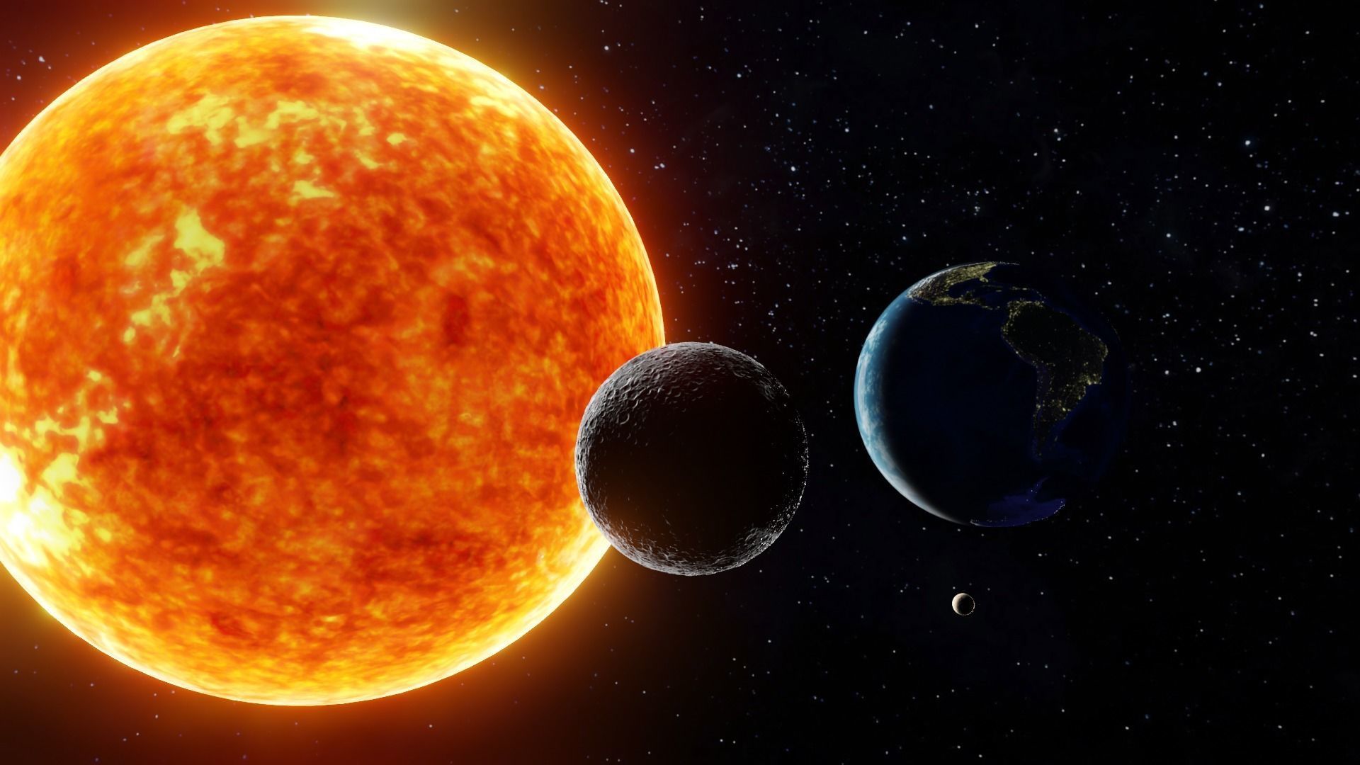 Solar system model 3D model_3