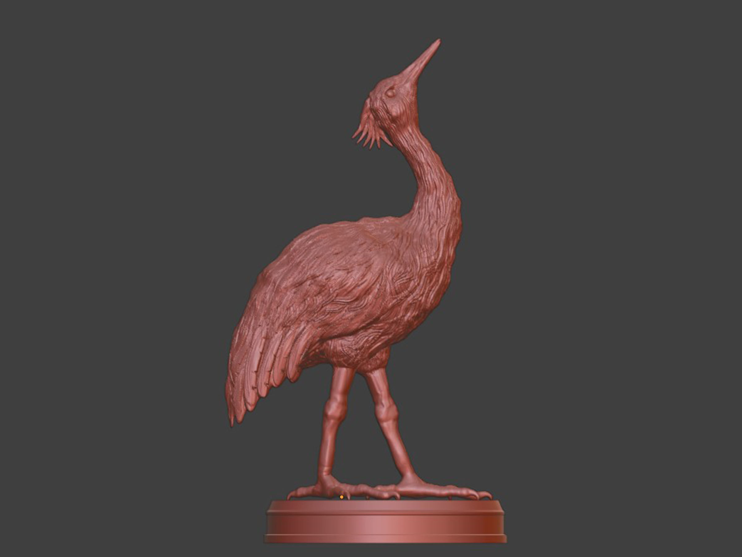 Crane Bird Toy 3D print model_6