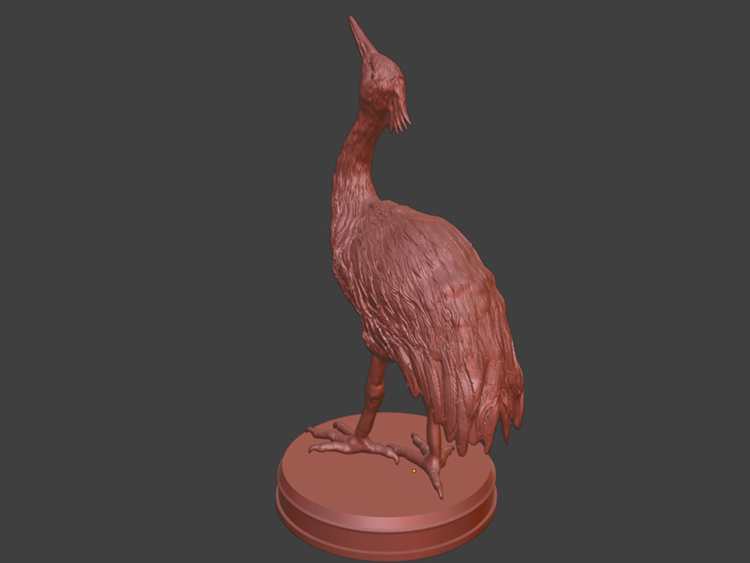 Crane Bird Toy 3D print model_9