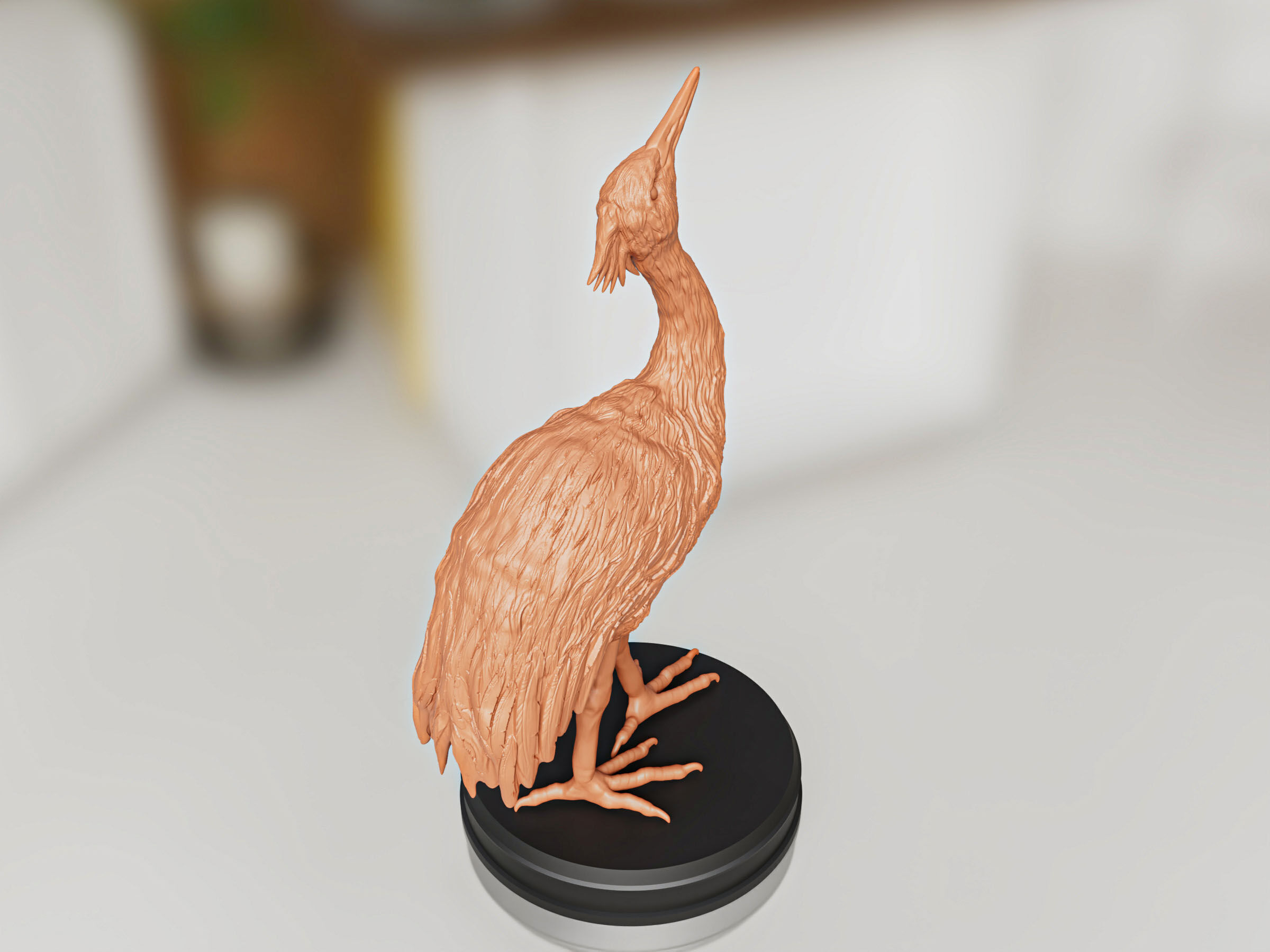 Crane Bird Toy 3D print model_3