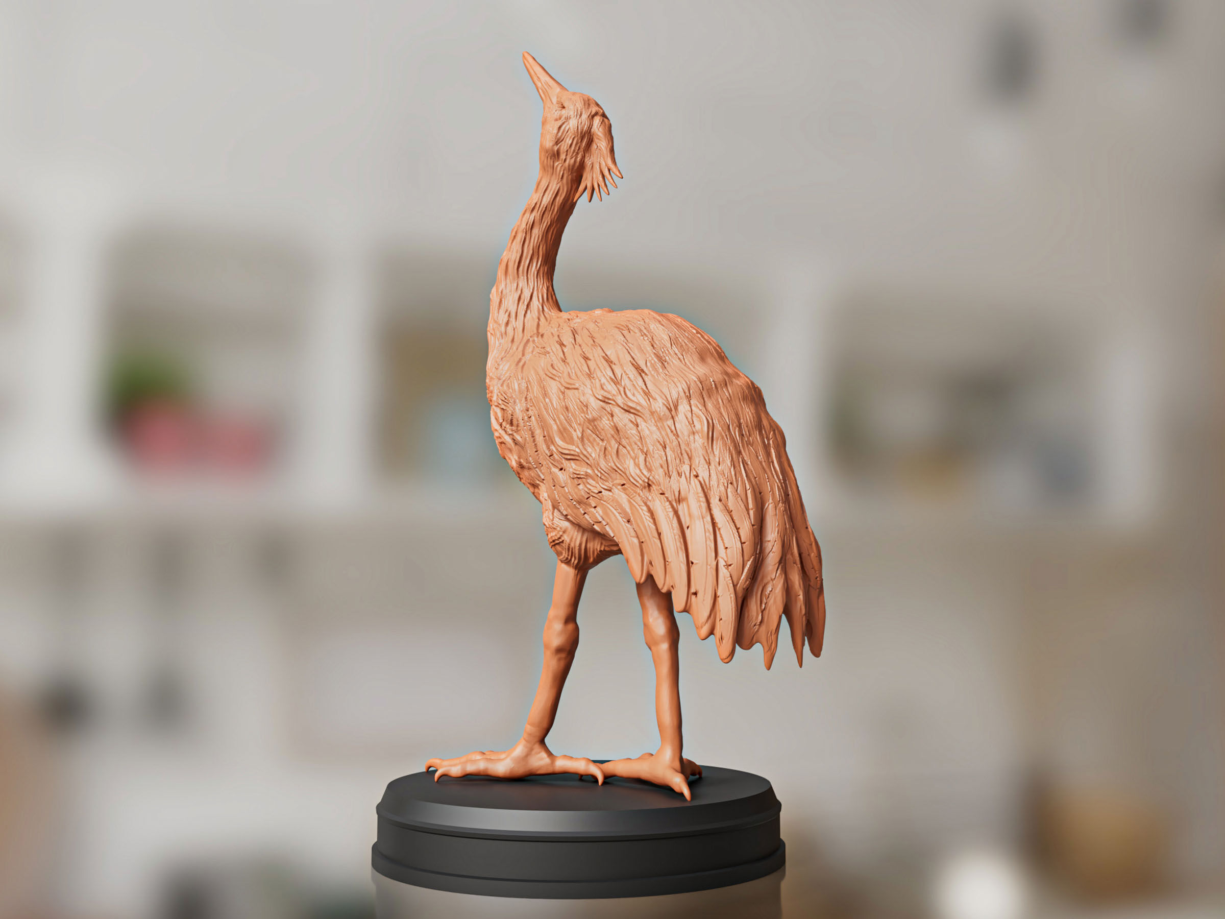 Crane Bird Toy 3D print model_2